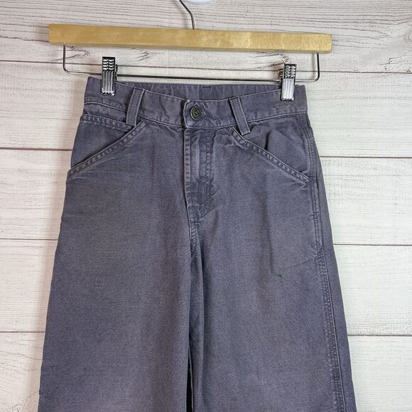 Patagonia Boys Gray Cotton Y2K Wide Leg Pants Size 8 - Picture 4 of 13